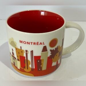 2013 Starbucks You Are Here Montréal Cityscape Mug